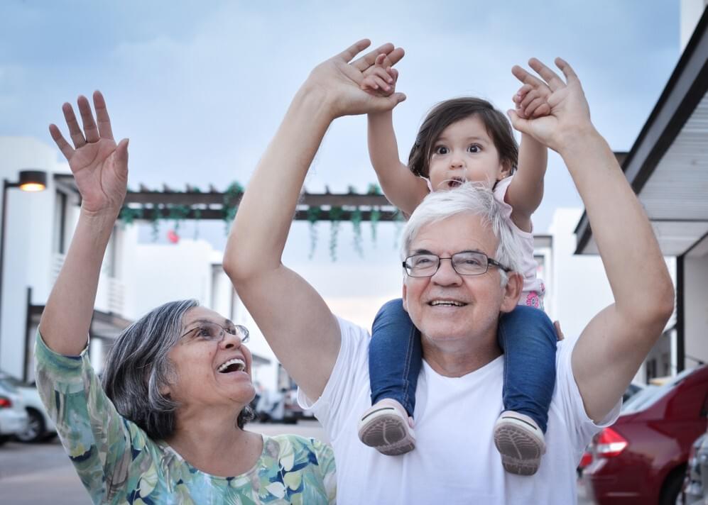 grandparents with grandbaby